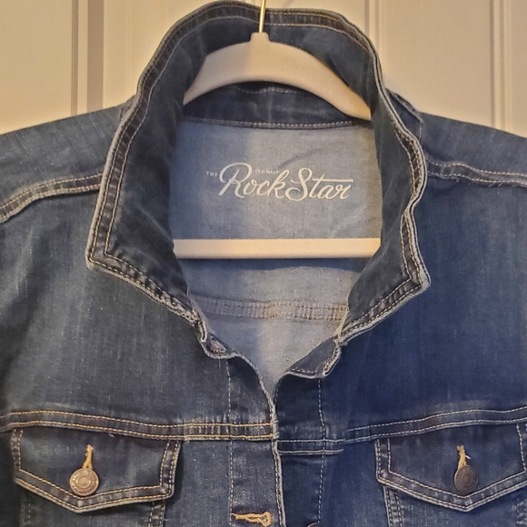 XL ROCKSTAR DENIM JACKET - Picture 3 of 6